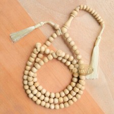 Natural Yellow Citrus Wood Tasbih - 99-ct 8mm Bead - Islamic Prayer Rosary