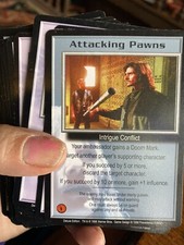 ATTACKING PAWNS DELUXE EDITION 5 CCG COLLECTORS CARD NEAR MINT UNPLAYED PRECEDEN