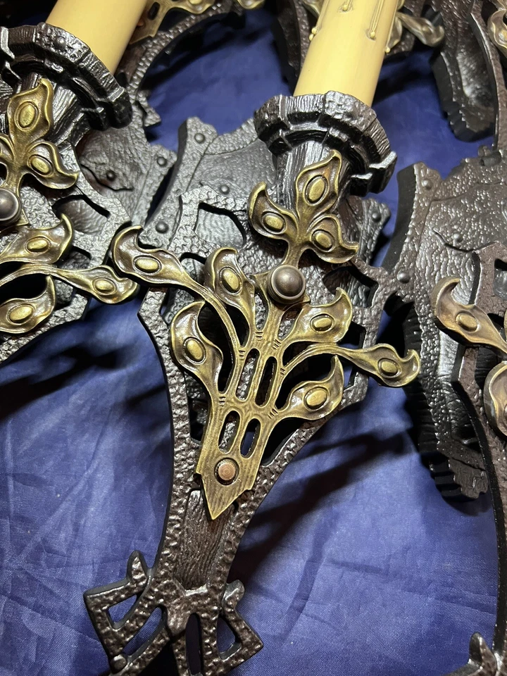 Набор из восьми качественных антикварных меркелей декоративно-прикладного искусства готический лот 19F - Изображение 4 из 4