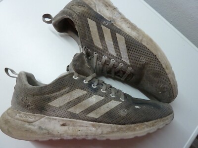 Adidas Lite Racer CLN Gr. 46,5 / US 12 / 30 cm Artikel # B96568 weiß grau