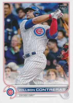 2022 Topps #147 WILLSON CONTRERAS - Chicago Cubs
