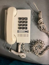 Vintage White Northern Telecom Push Button Landline Phone RD1983