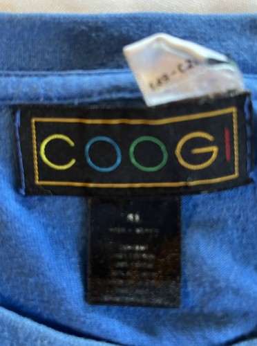 Coogi Australia Graphic Print T-Shirt Men's Size M Blue Short Sleeve - Picture 3 of 8