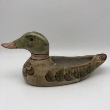 Vintage Louisville Stoneware Pottery Duck Planter