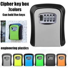 Key Safe Box 4 Digit Wall Mounted Outdoor High Security Code Lock  a0 ⇗