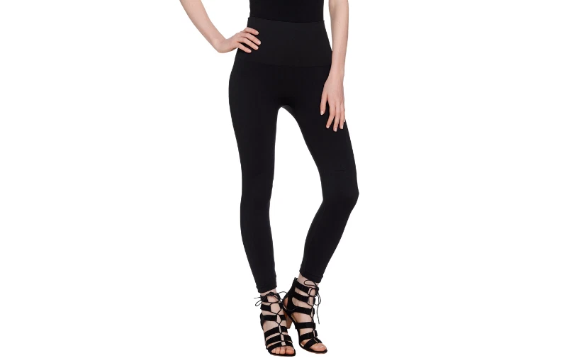 Spanx Cropped Look at Me Now Seamless Leggings Black Size 1X A288466 QVC J