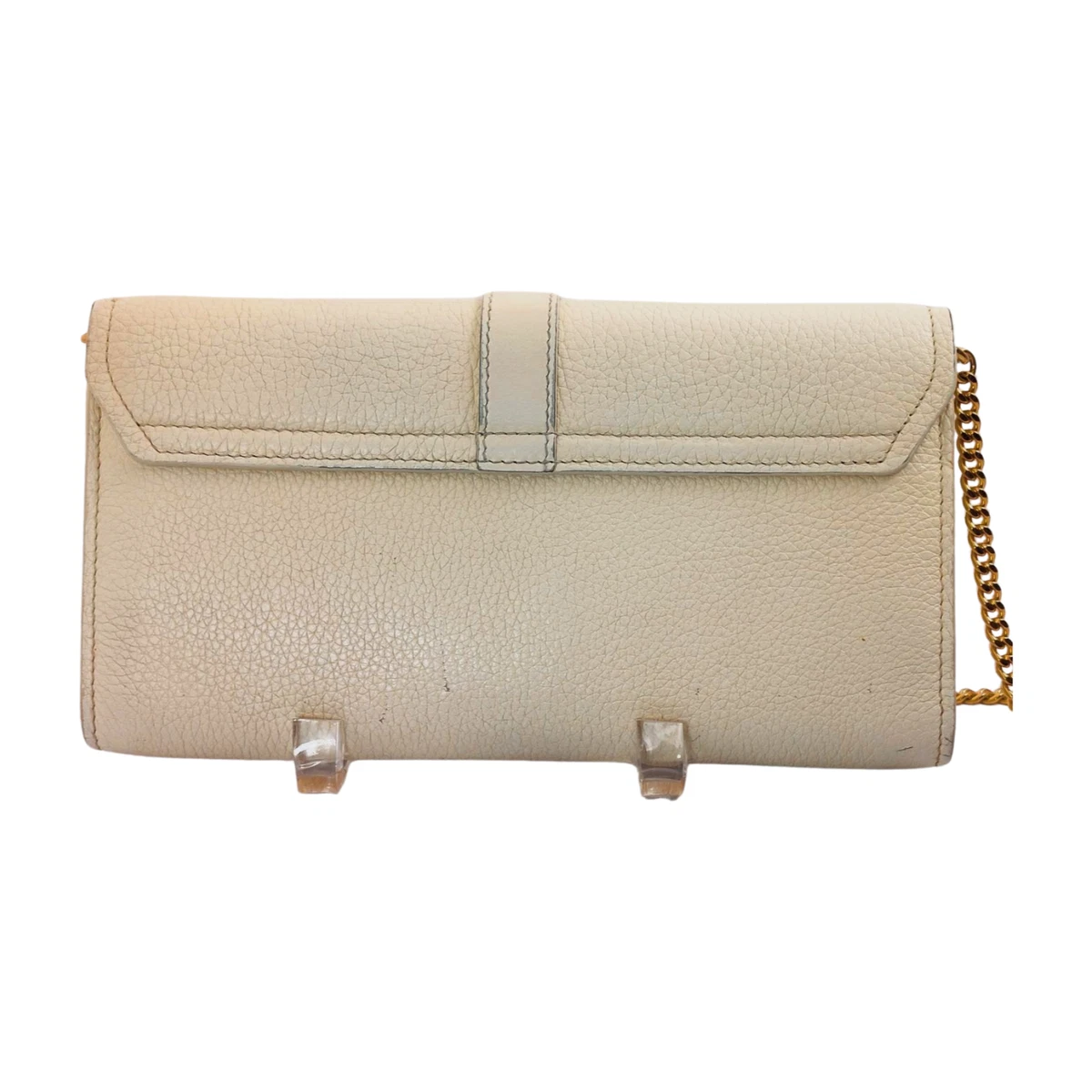 Chloe Aby Chain Long Wallet Flap Ivory eBay