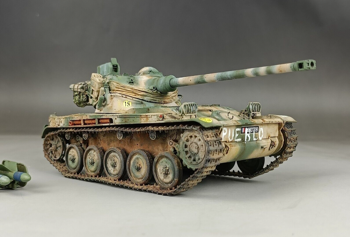ニチモ 1/35 AMX13 ダンケルク 1/35 Built French AMX-13/75 w/SS-11 ATGM Light Tank Model | eBay