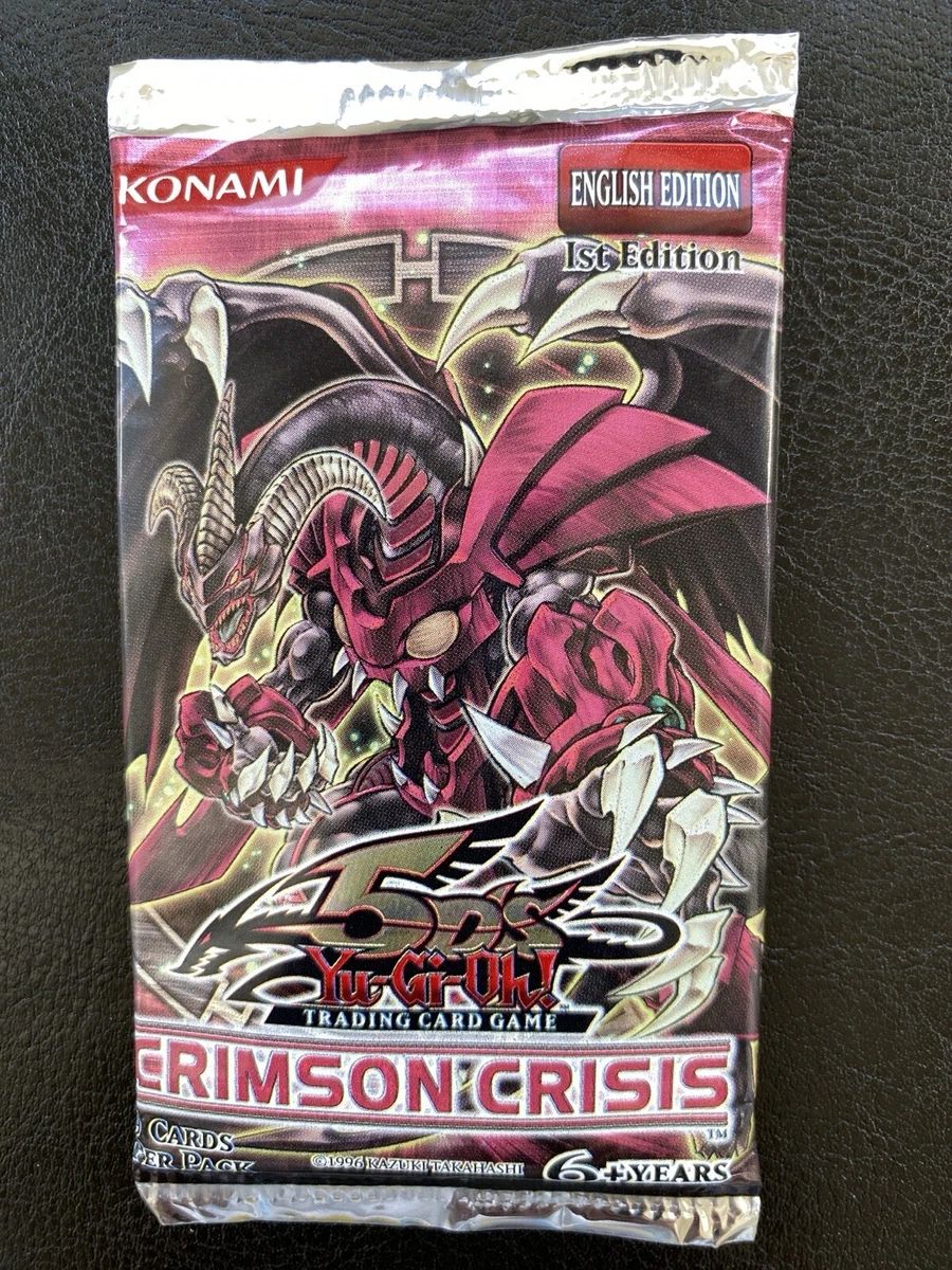 Yu-Gi-Oh! TCG Crimson Crisis Sealed Collectible Card Game Packs