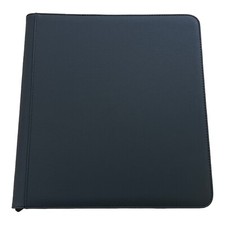 Album 12 spazi book Nero Black con zip per carte pokemon one piece yugioh mtg