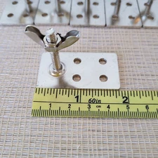 37 Brackets Ceiling Mount w/ Wingnut for Roman Woven Wood Bamboo Shades Blinds