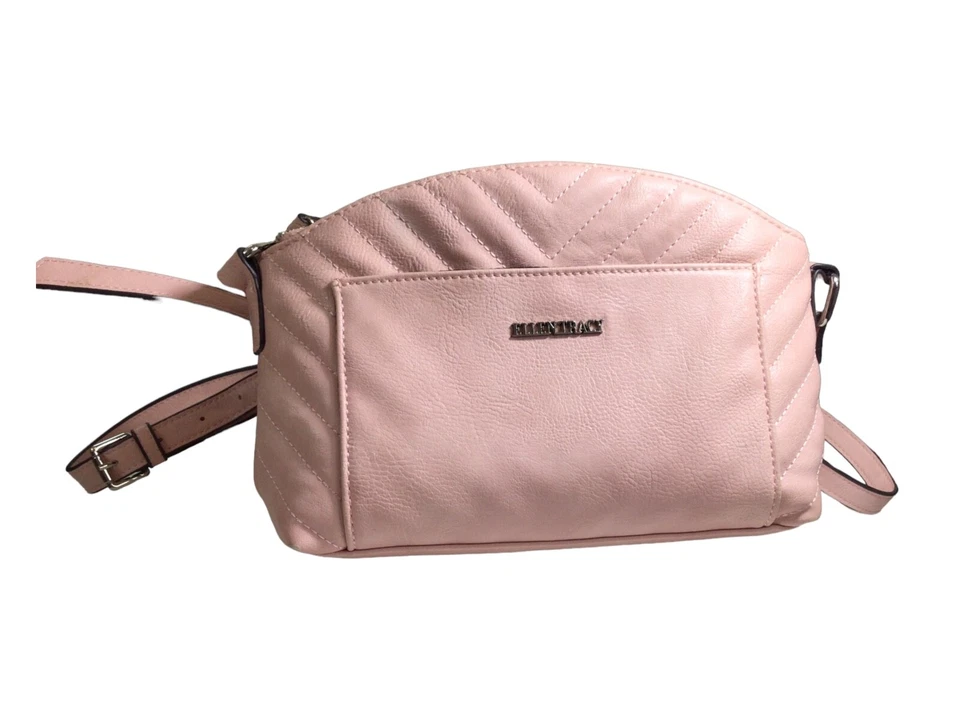 Bandolera Ellen Tracy rosa claro imitación cuero Foto 2 de 4