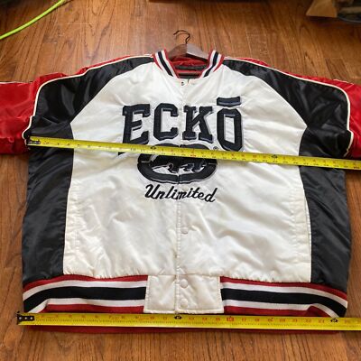 ジャケット・アウター 90s ECKO UNLTD B-boy nylon set up L Vintage ECKO UNLTD Jacket 90s Y2K Bomber Varsity Old School