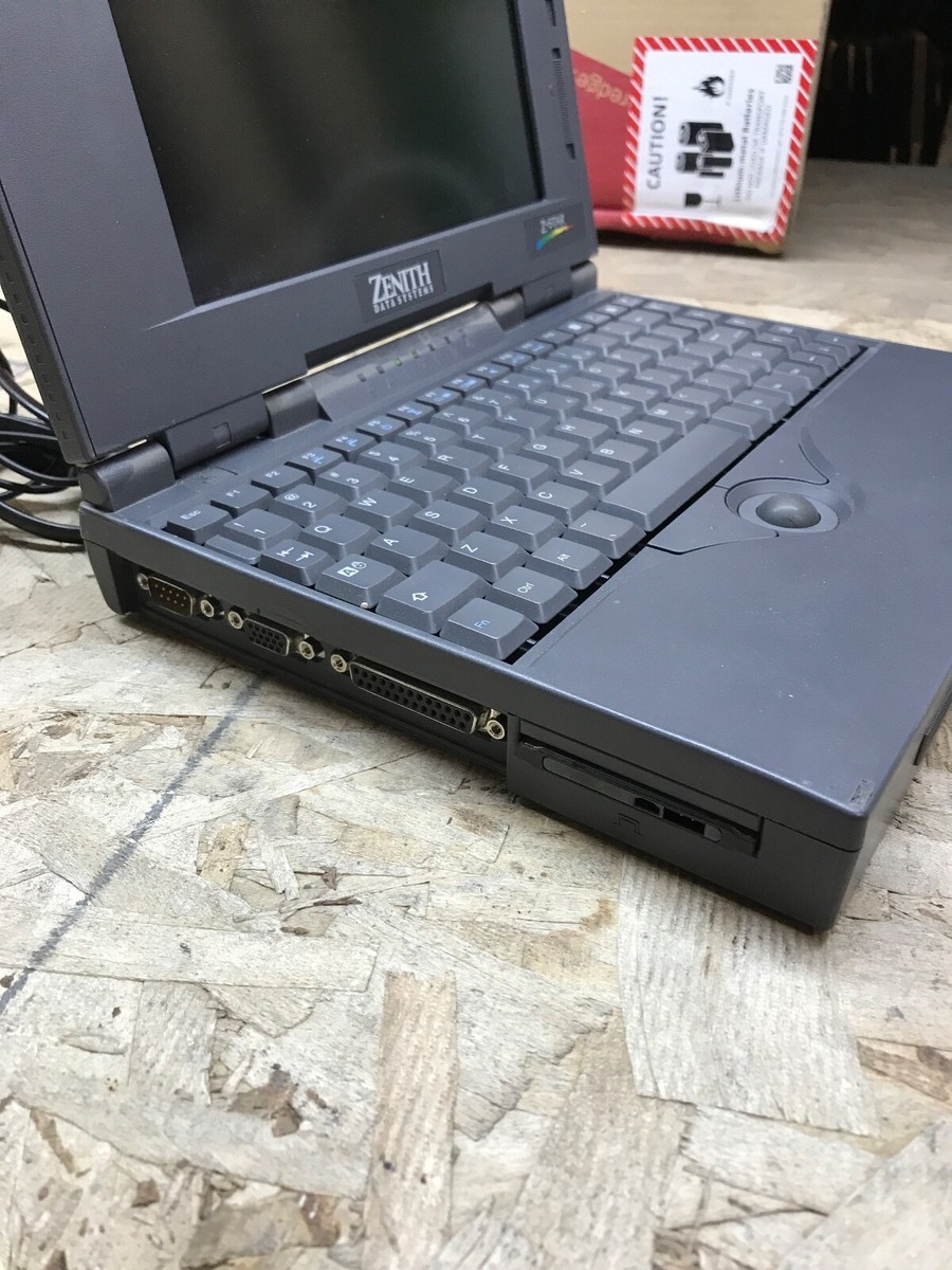 TESTED Vintage Zenith Data Systems Z-Star Laptop 486x100 ZPR