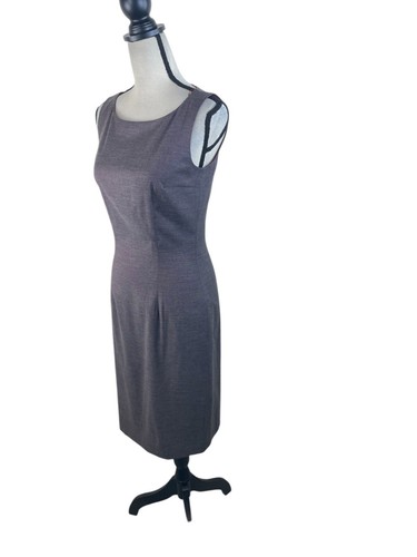 Boss Hugo Boss Sleeveless Wool Blend Sheath Dress Office Career 2 - Picture 3 of 10
