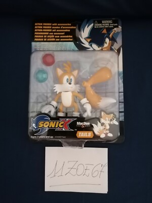 SONIC X (MACDUE SRL) SEGA 2000 - MILES TAILS PROWER ACTIONFIGUR VERPACKT!