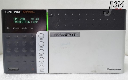 16450 SHIMADZU HPLC SYS CTLR W/ FRC-10A, SPD-20A, DGU-20A5 CBM-20A - Picture 6 of 12