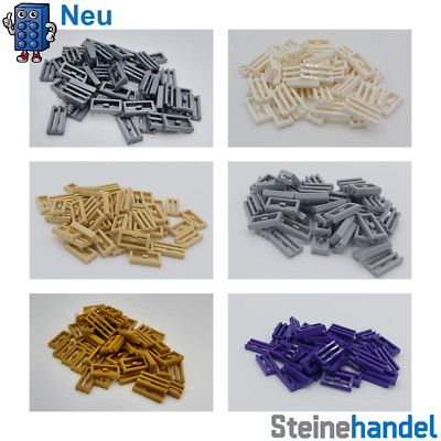 LEGO  1x2 Gitterfliese Grille 50 Stück ( 2412 2412b )