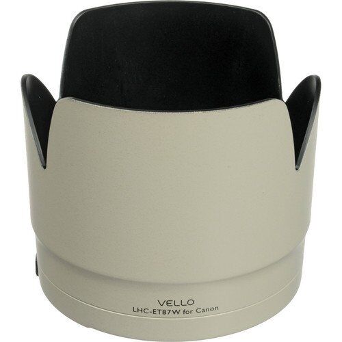 Vello LHC-ET87W Special Lens Hood for Canon Lenses White - 第 1/1 張圖片