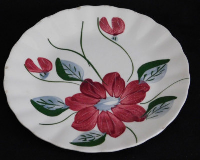 Blue Ridge Southern Potteries Poinsettia SALAD PLATE 7-1/4'' as is