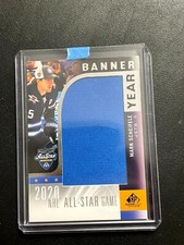 20-21 UD SP Game Used Hockey Banner Year AS20-MS Mark Scheifele Jets