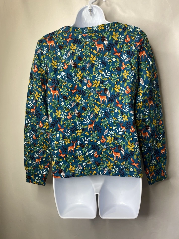 Sudadera acolchada Talbot para mujer talla pequeña P Woodland Mushrooms otoño kitschy Foto 3 de 4