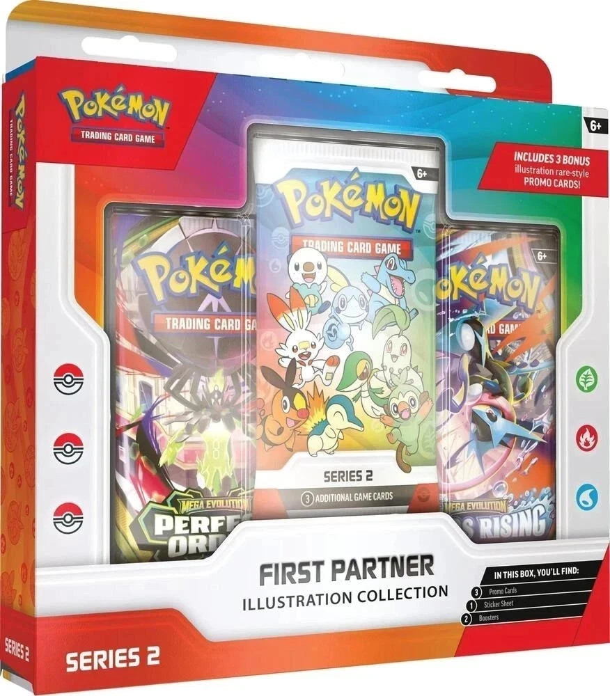 Pokemon TCG: First Partner Illustration Collection Series 2 Sealed Box PRESELL