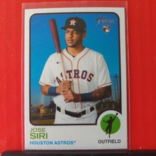 2022 Topps Heritage - Jose Siri #256 (RC) Houston Astros Rookie 