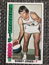 1976-77 Topps - Bobby Jones #144 Denver Nuggets Autographed Card