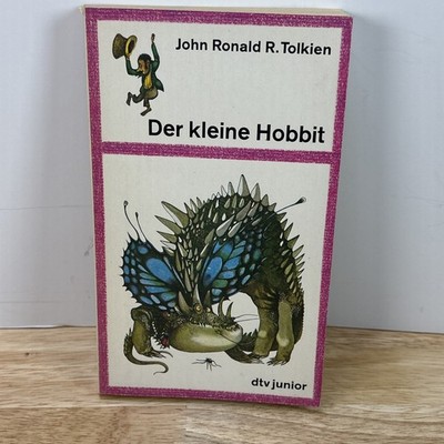 Der kleine Hobbit  J. R. R. Tolkien DTV Taschenbuch 1974 German Print Vintage