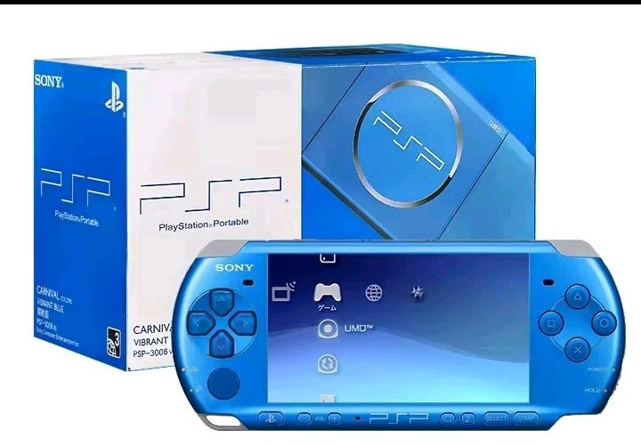 Sony PSP-3000 Vibrant Blue Handheld Console
