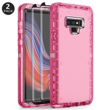 For Samsung Galaxy Note10/10 /Note9 Transparent Case Cover Screen Protector