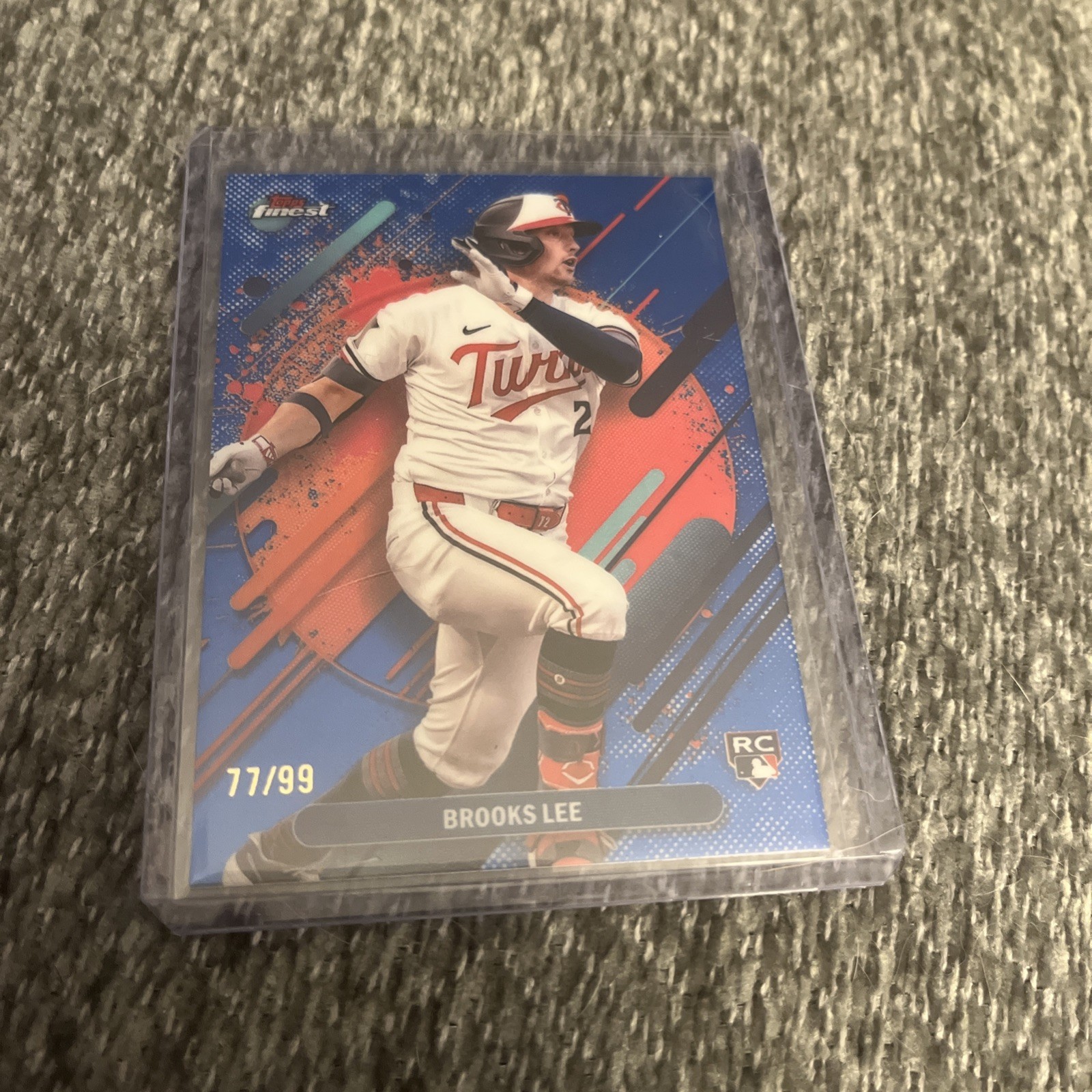 Brooks Lee RC, Rare-Blue Refractor /99 #299 - 2025 Topps Finest