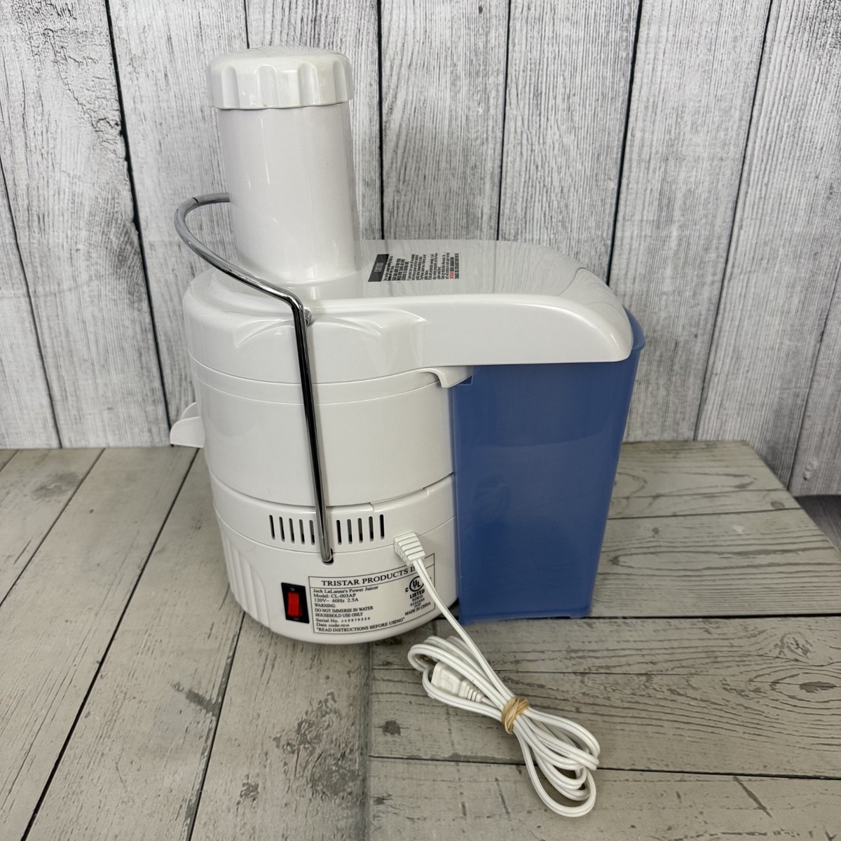 Jack LaLanne CL-003AP Original Classic Power Juicer Pulp Extractor