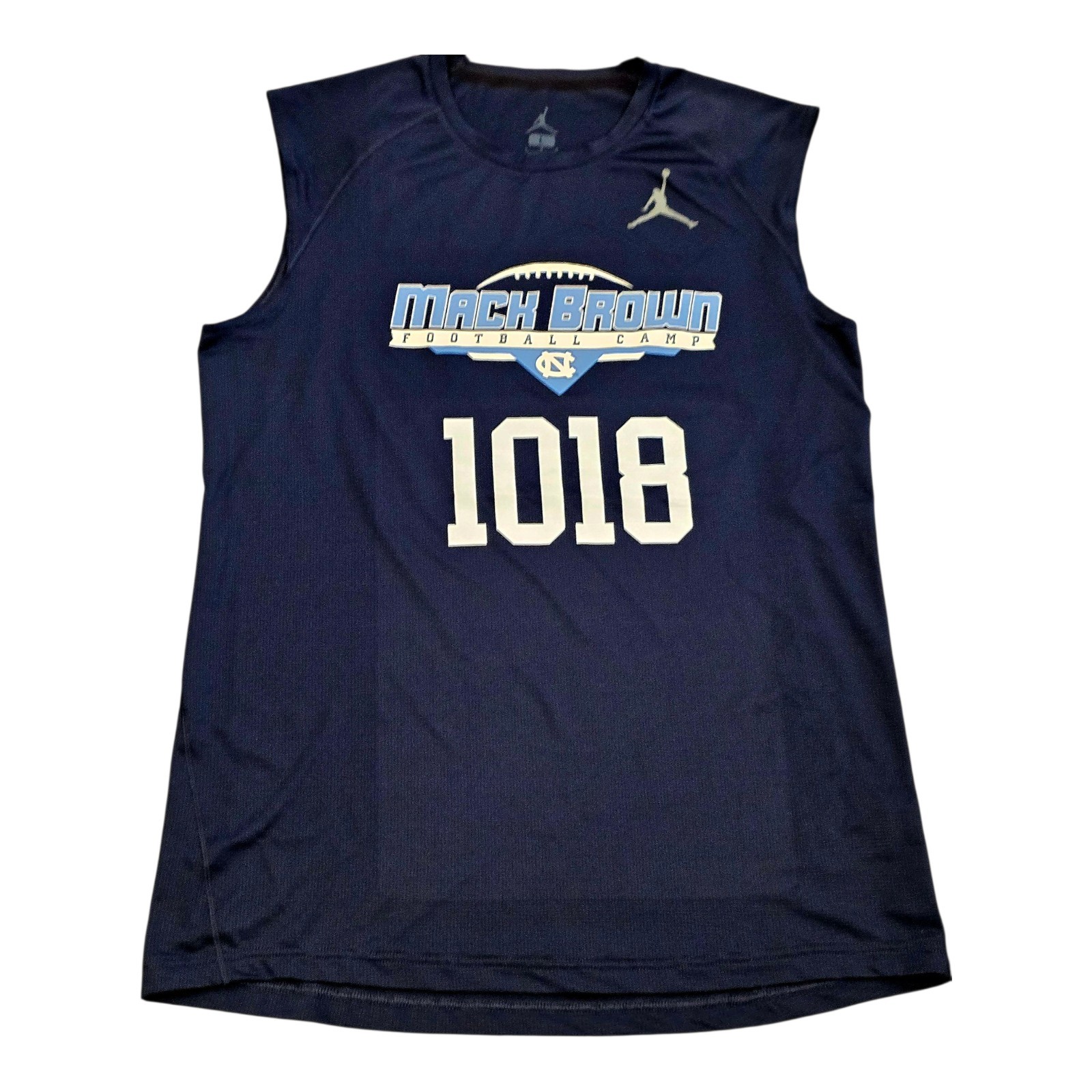 Nike Jordan Mack Brown North Carolina Tarheels Football Camp Compression Large