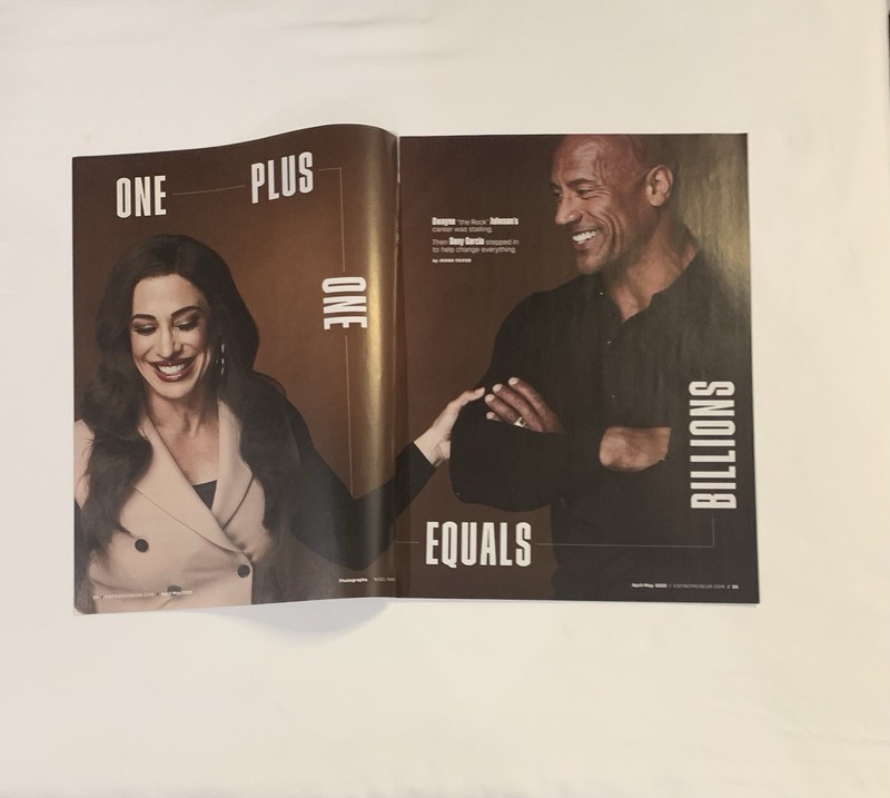 Dwayne The Rock & Dany Garcia “One Plus One Equals Billions” (9) Page Article