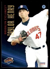 2016 Taylor Henry Choice Minor League Rookie MiLB Brooklyn Cyclones