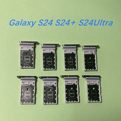 Dual SIM Card Tray Holder Slot For Samsung Galaxy S24 S24+ Plus S24 Ultra 5G