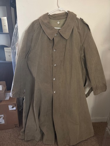 Original WW2 Facist French M35 motorcycle coat (full desc)