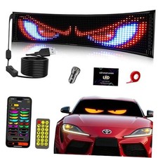 Devil Eyes Light for Cars, 15"x4" LED Eyes for Car Windshield, 14.7x3.6 inch