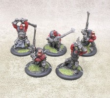 Warmachine Hordes TROLL FENNBLADES x5 Well Painted Trollbloods PP 35357