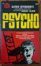 PSYCHO Robert Bloch Signed Alfred Hitchcock 1961 Crest Paperback 3rd Edition 