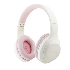 GUESS Bi-Color Bluetooth 5.3 On-Ear Headphones 40mm 30H Pink Gold Logo