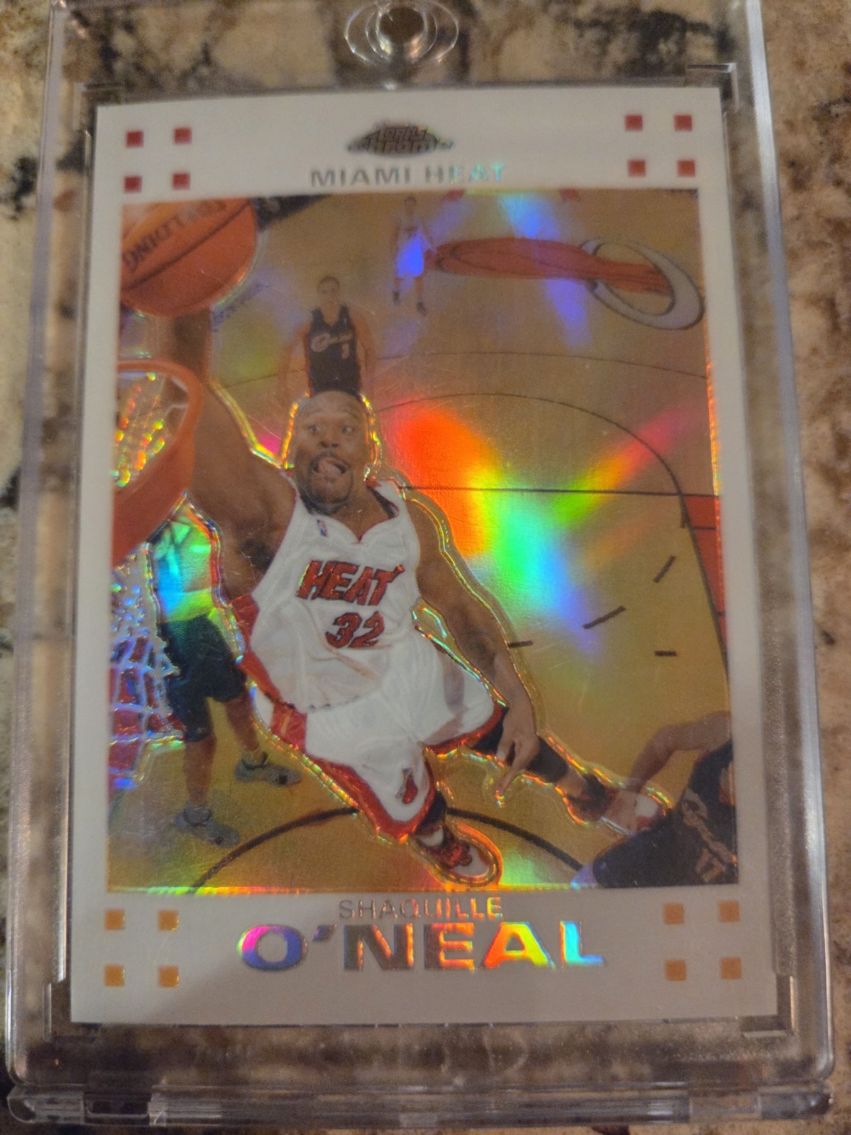 Topps Chrome 2007-08 white Refractor #70/99 Shaquille O'Neal 