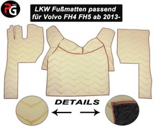 Tappetini per camion LUX Volvo FH4 ??FH5 Accessori Pavimento in pelle Interni
