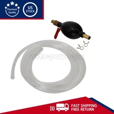 2m Gas Transfer Siphon Pump Siphone Gasoline Hose Oil Water Fuel Transfer