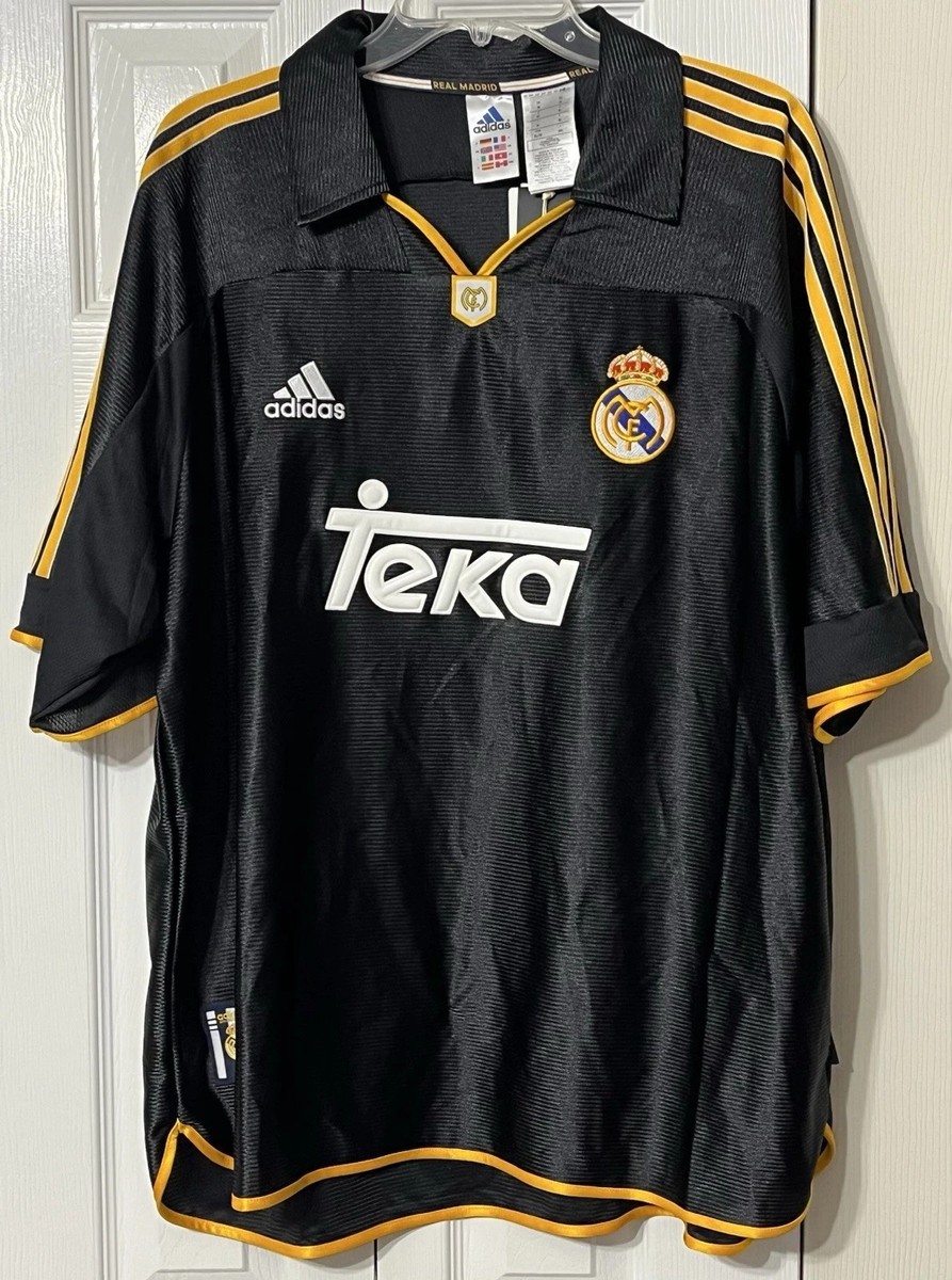 Adidas Real Madrid 99/00 Away Jersey In Black (JW1992) -Men's US