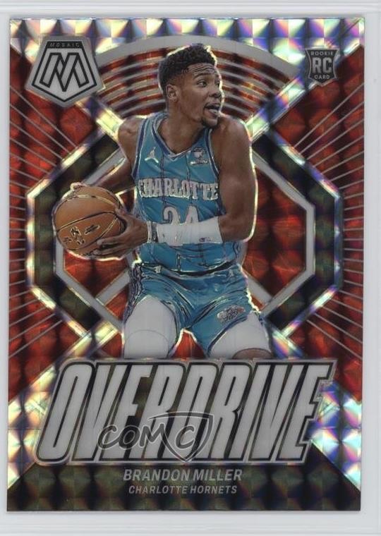 2023-24 Panini Mosaic Overdrive Brandon Miller #23 1s2h