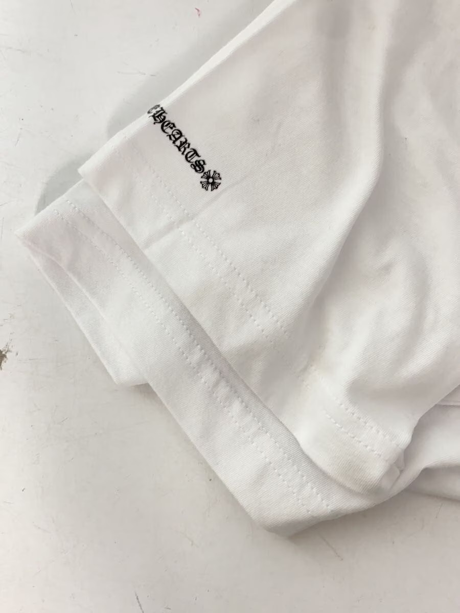CHROME HEARTS T shirt XL Cotton WHT 408129111 763 thumbnail 5