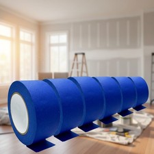 Blue Painters Tape 12 Rolls 1.88in x 60.1yd No Residue Easy Removal Painting
